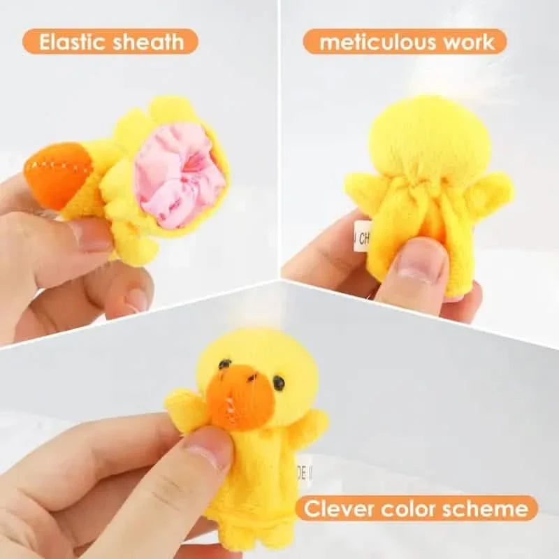 10-Piece Set: Cute Finger Puppets Baby Mini Plush Toys DailySale