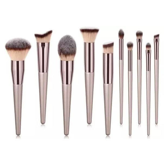 10-Piece Set: Professional Premium Glow Makeup Brush DailySale