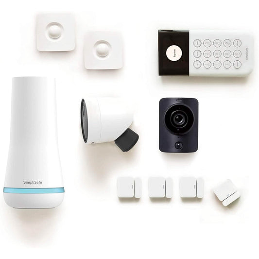10-Piece: SimpliSafe Wireless Home Security System with Outdoor Camera (Refurbished) DailySale