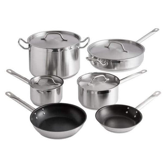 10-Piece: Vigor Stainless Steel Induction Ready Cookware DailySale