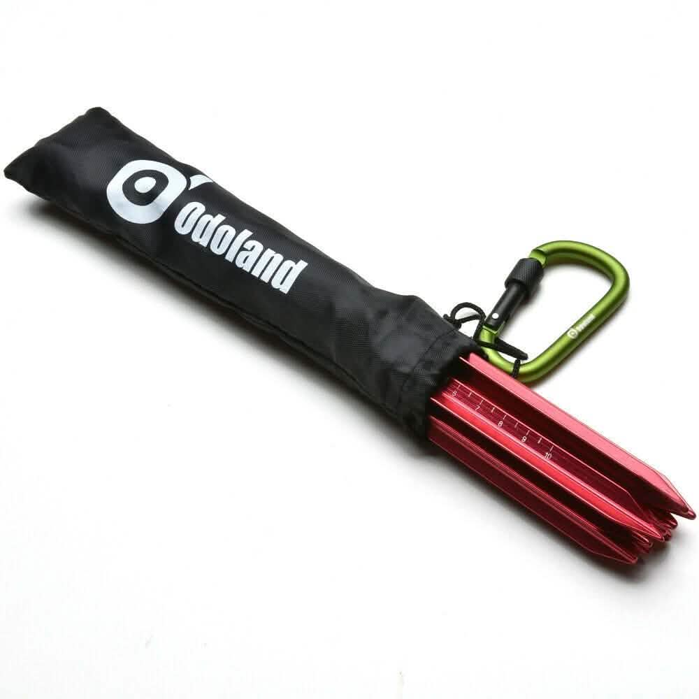 10-Pieces: Camping Superior Aluminum Tent Stake Carabiner Set DailySale