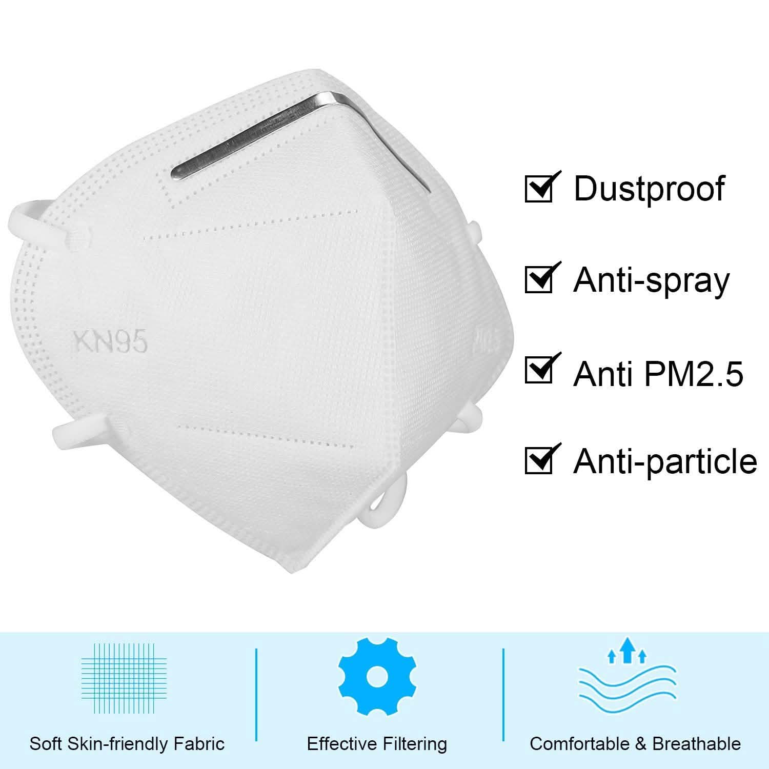 10-Pieces: Disposable KN95 Mask FFP DailySale