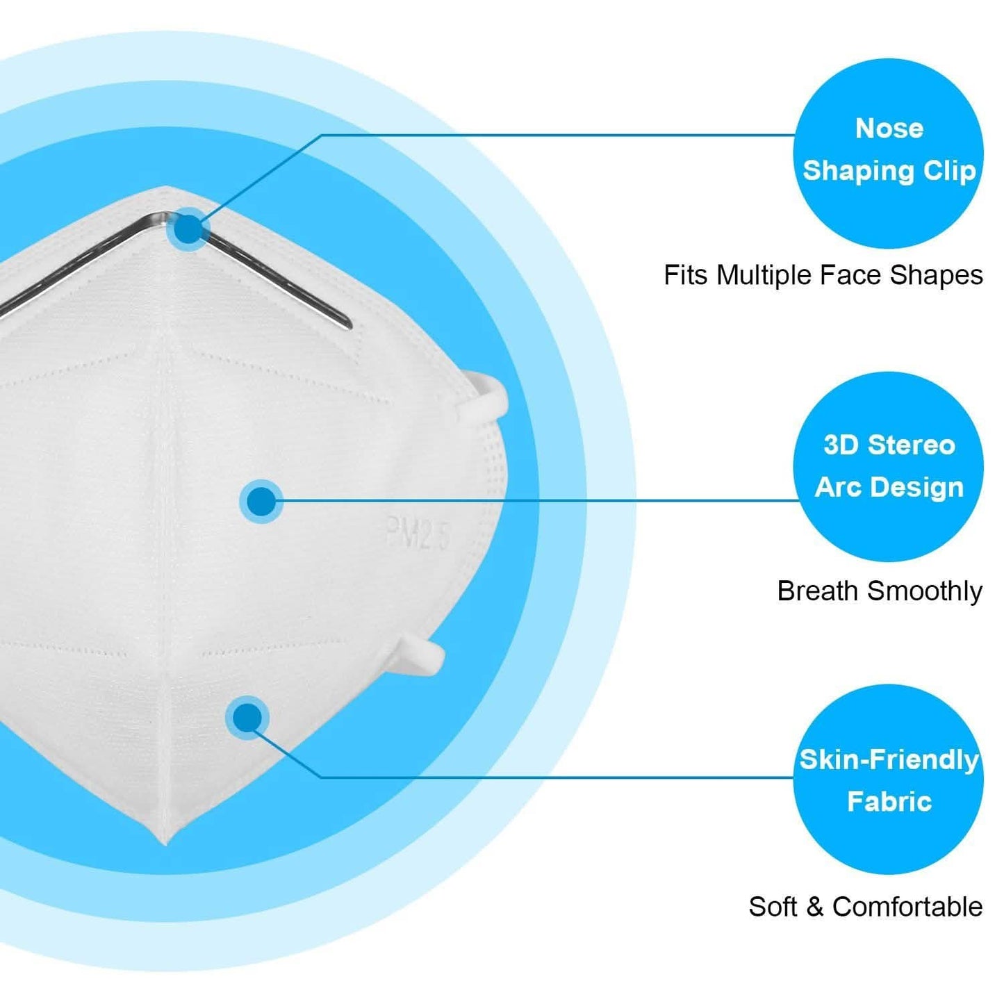 10-Pieces: Disposable KN95 Mask FFP DailySale