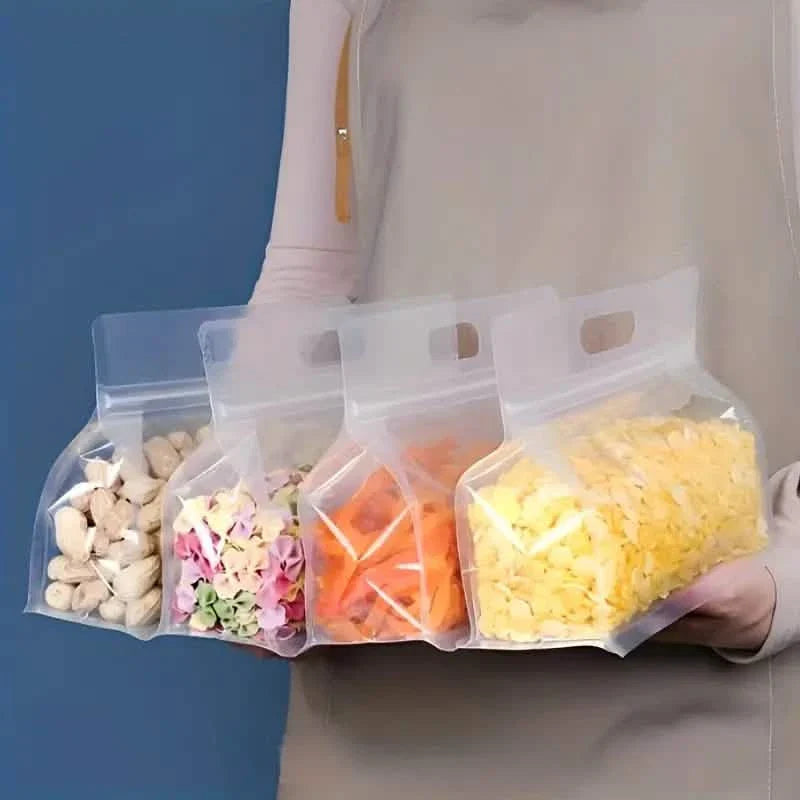 10-Pieces: Reusable Silicone Leakproof Food Storage Bags DailySale