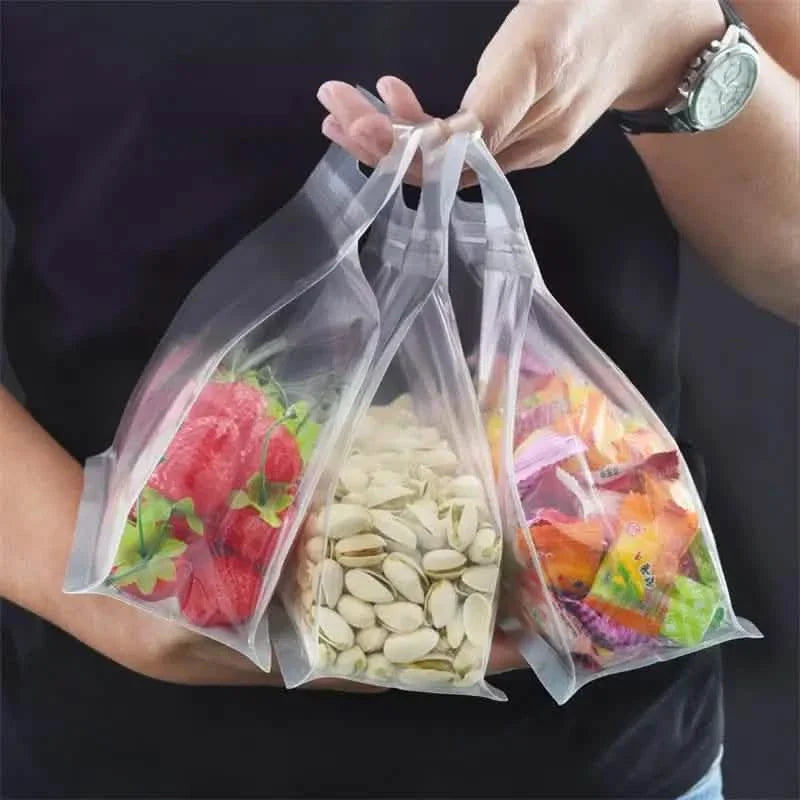 10-Pieces: Reusable Silicone Leakproof Food Storage Bags DailySale