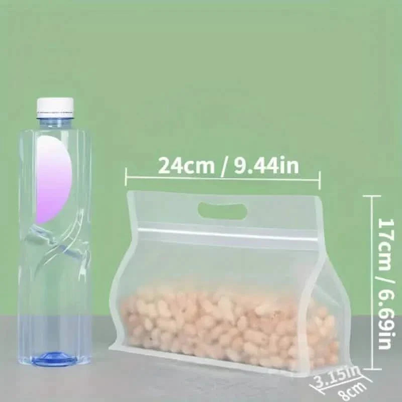 10-Pieces: Reusable Silicone Leakproof Food Storage Bags DailySale