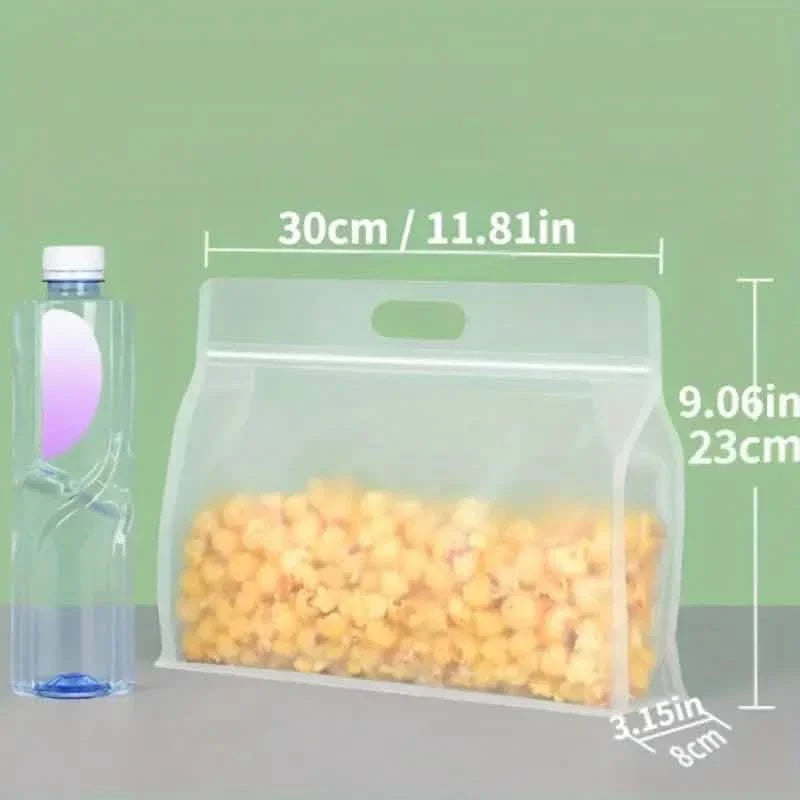 10-Pieces: Reusable Silicone Leakproof Food Storage Bags DailySale