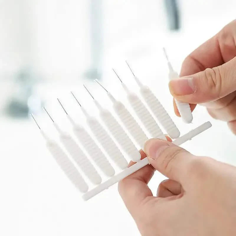 10-Pieces Set: Easy-Clean Shower Nozzle Brushes - Hassle-Free Showerhead Crevices Cleaner DailySale