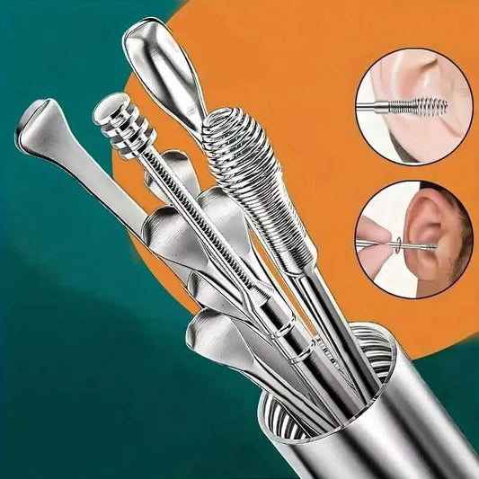10-Pieces: Stainless Steel Ear Wax Removal Tool Set DailySale