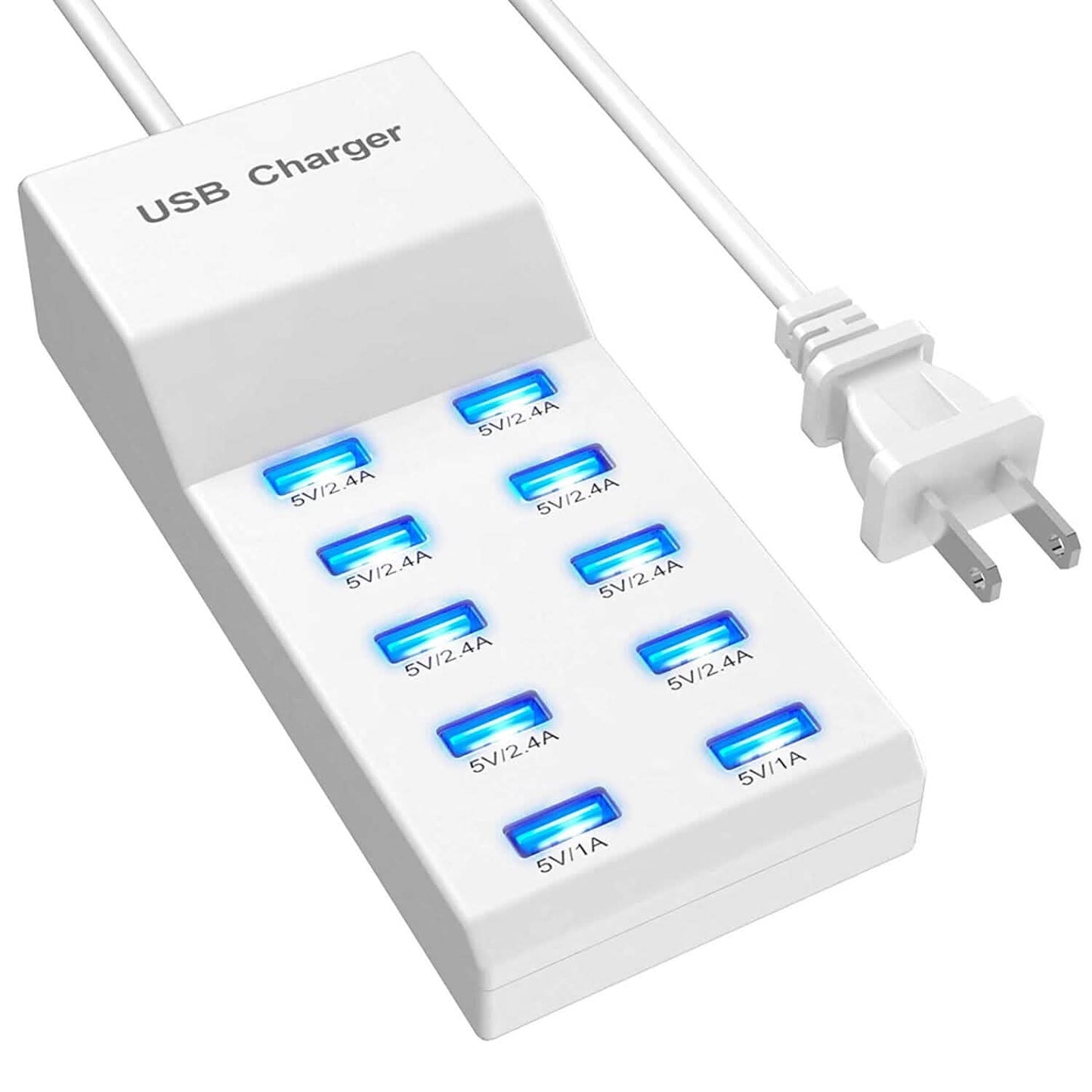 10-Ports 50W USB Wall Fast Charging Power Adapter DailySale