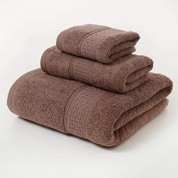 100% Cotton Premium Ring Spun Towel Set DailySale