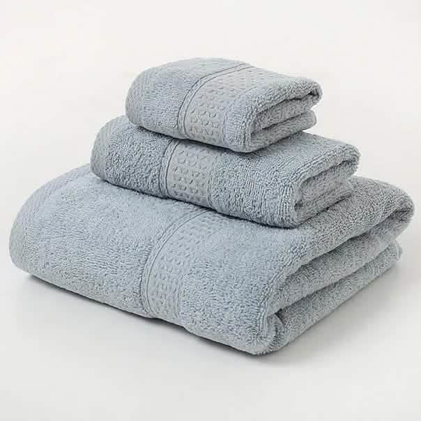 100% Cotton Premium Ring Spun Towel Set DailySale
