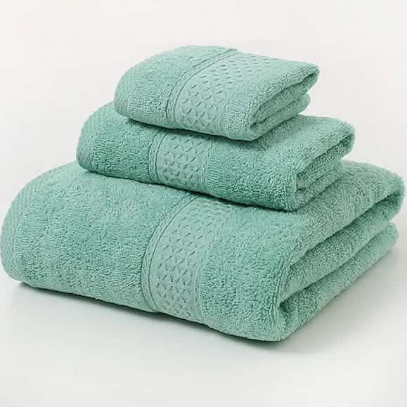 100% Cotton Premium Ring Spun Towel Set DailySale