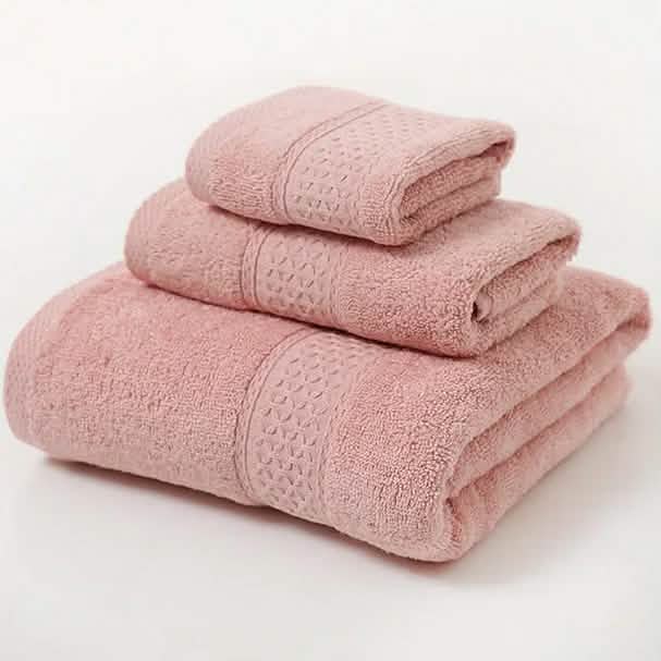 100% Cotton Premium Ring Spun Towel Set DailySale