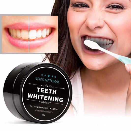 100% Natural Charcoal Teeth Whitening Powder DailySale