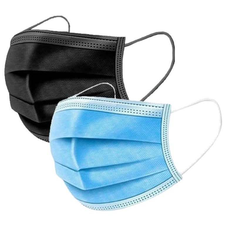 100-Pack: 3 Layer Disposable Protective Face Masks DailySale