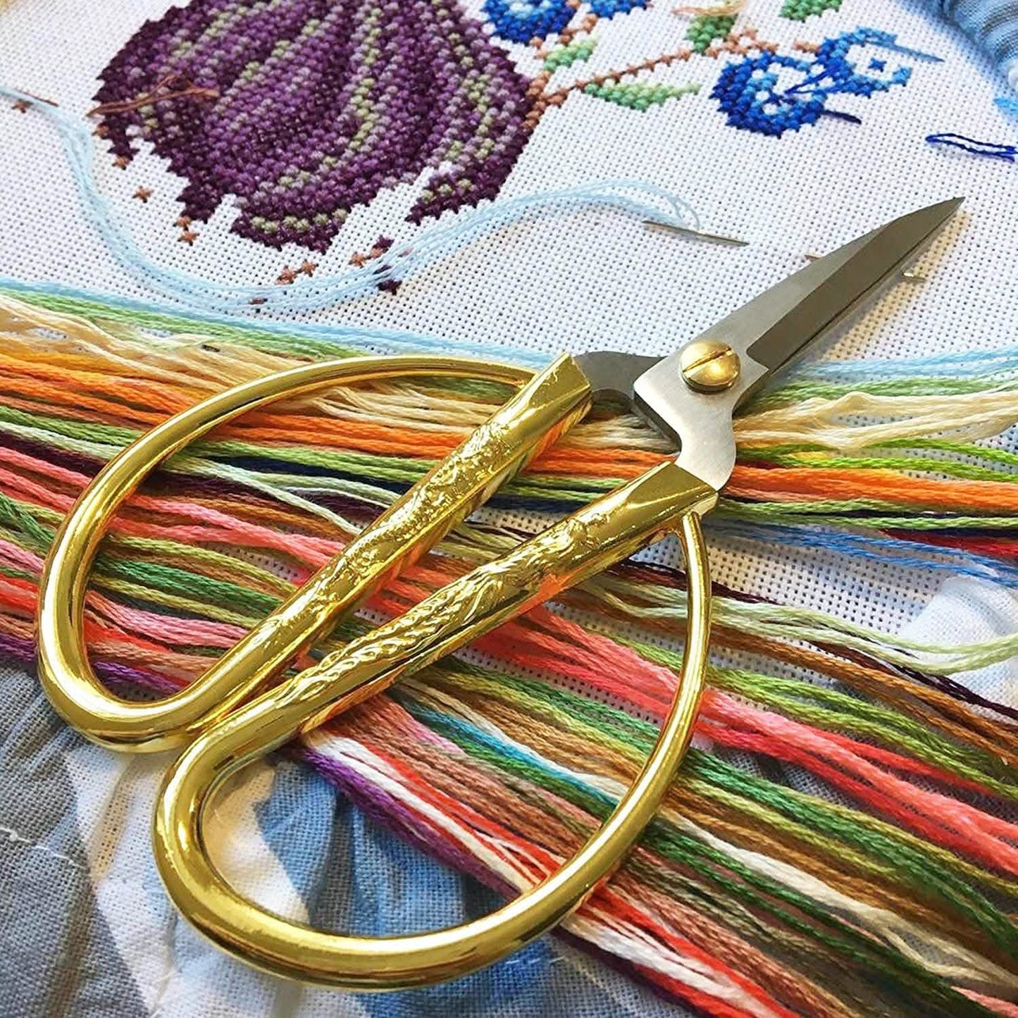 100-Pack: ATDAWN Rainbow Color Embroidery, Cross Stitch Threads DailySale