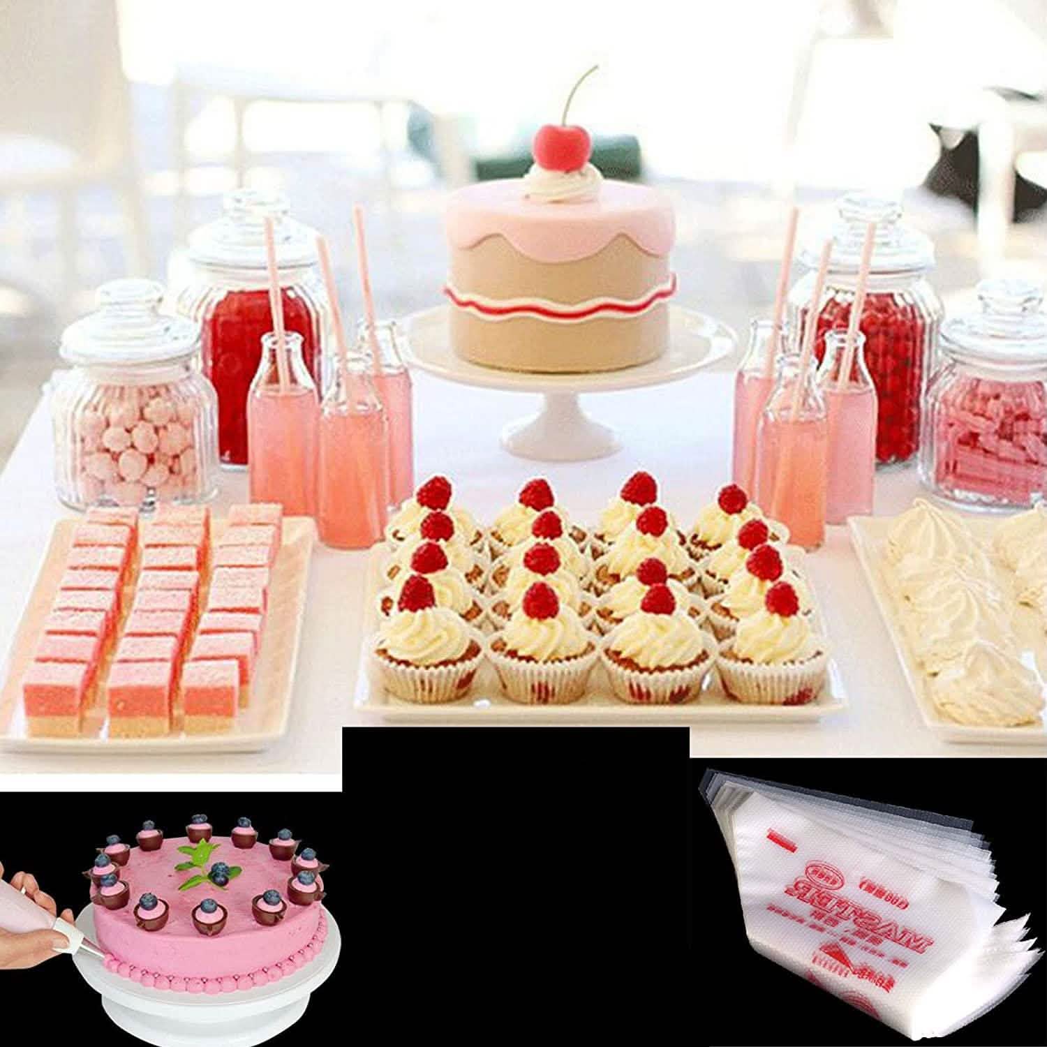 100-Pack: Disposable Cream Pastry Bags DailySale