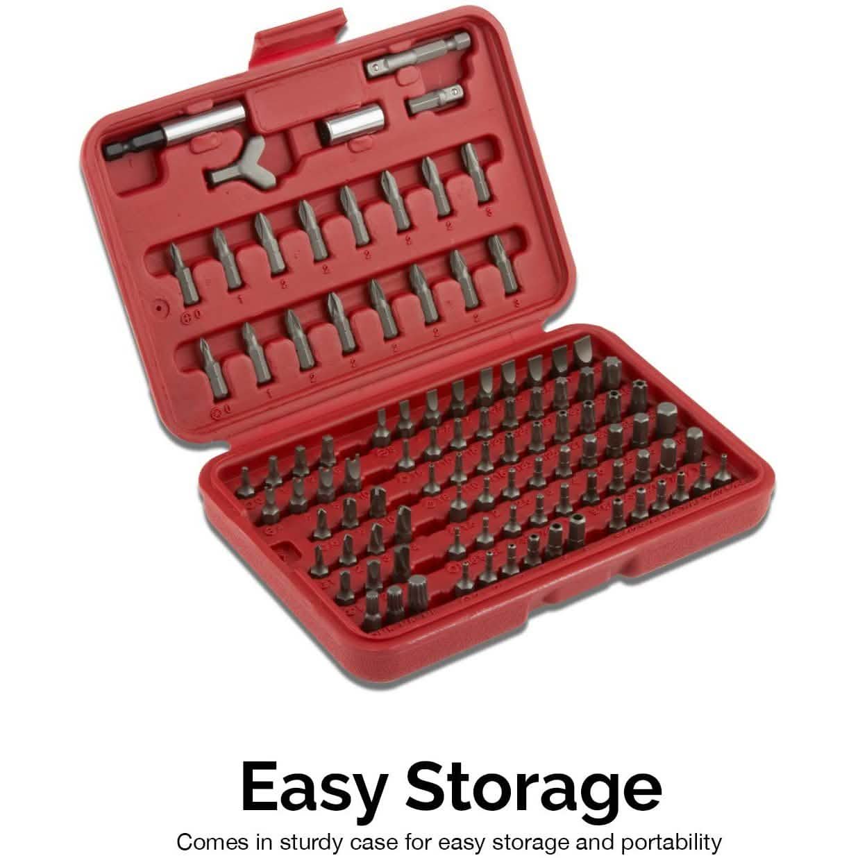100-Piece: Neiko 10048A Premium Security Bit Set DailySale
