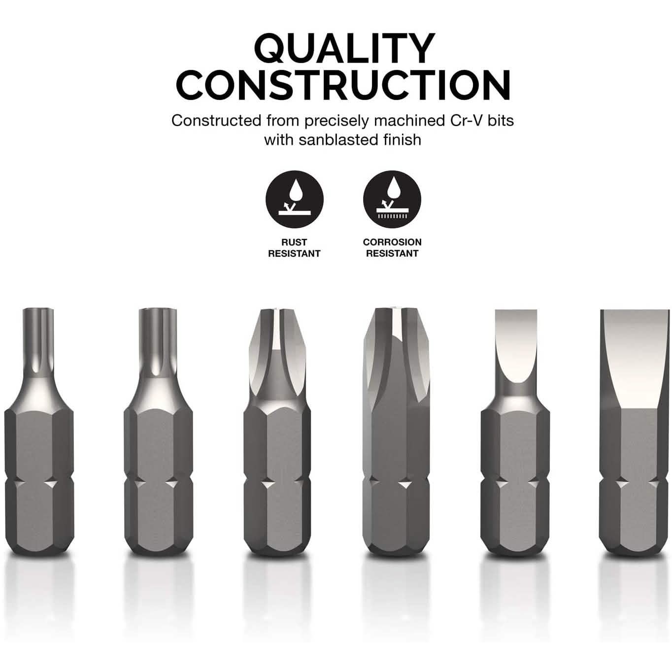 100-Piece: Neiko 10048A Premium Security Bit Set DailySale