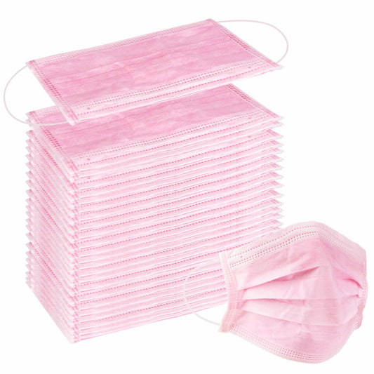 100-Pieces: Disposable 3 Ply Earloop Face Masks DailySale