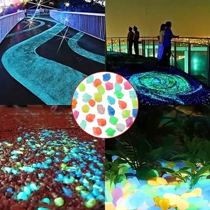 1000-Pieces: Luminous Glowing Stones for Garden, Plants, Aquarium & More DailySale