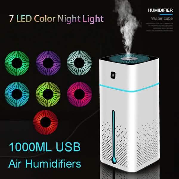 1000ml USB Electric Diffuser Humidifier DailySale
