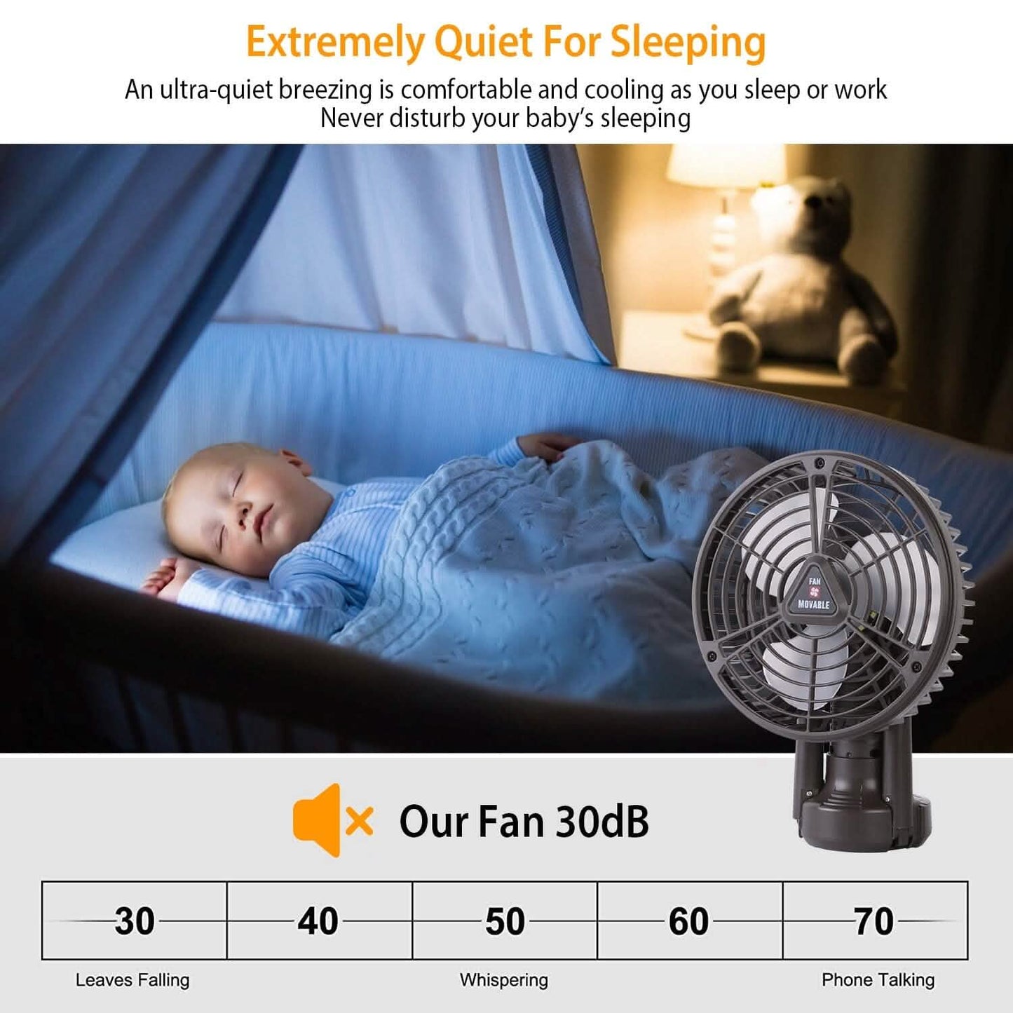 10400 mAh Portable Camping Fan DailySale