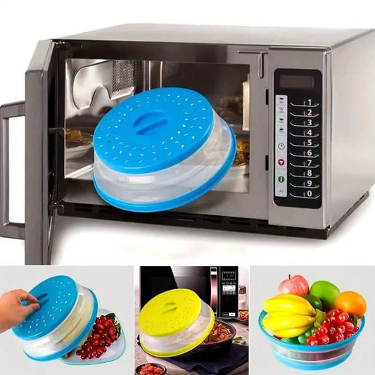10.5 inch Collapsible Food Plate Lid Cover DailySale