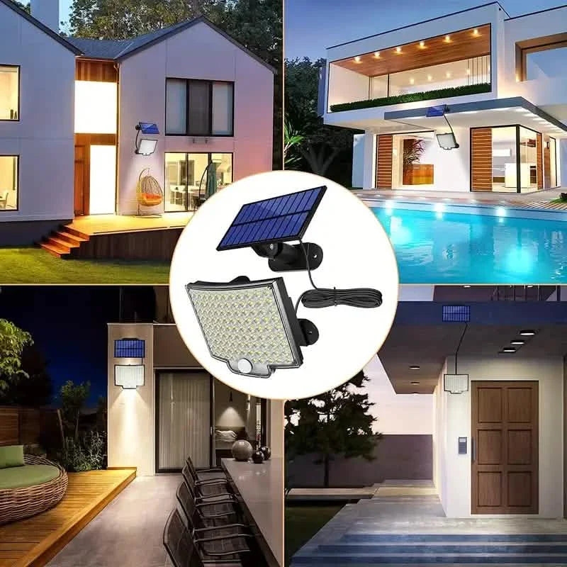 106 LED Security Lamp Dusk To Dawn 270° Wide Angle Outdoor Lighting DailySale