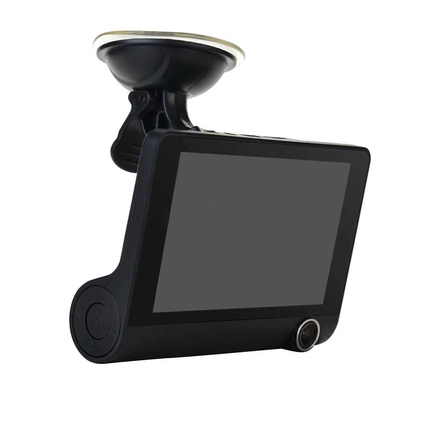 1080P 4" Dual Lens HD Car DVR Rearview Video Dash Cam Recorder Camera G-sensor DailySale
