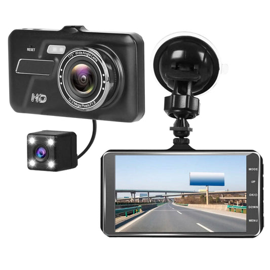 1080P 4-Inch Touch Screen Dual Dash Cam DailySale