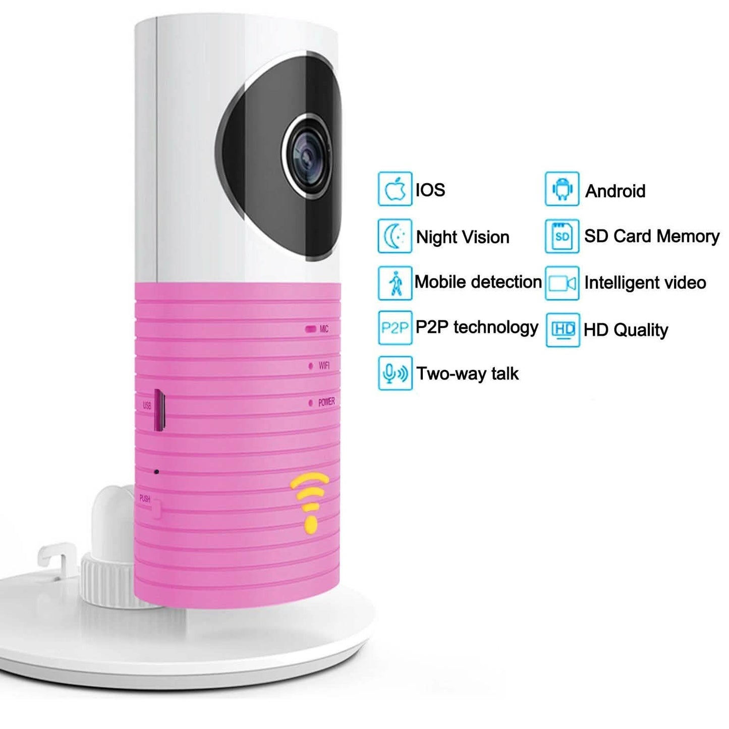 1080P HD IP Wireless Smart WiFi CCTV Camera Video Baby Monitor Camera DailySale