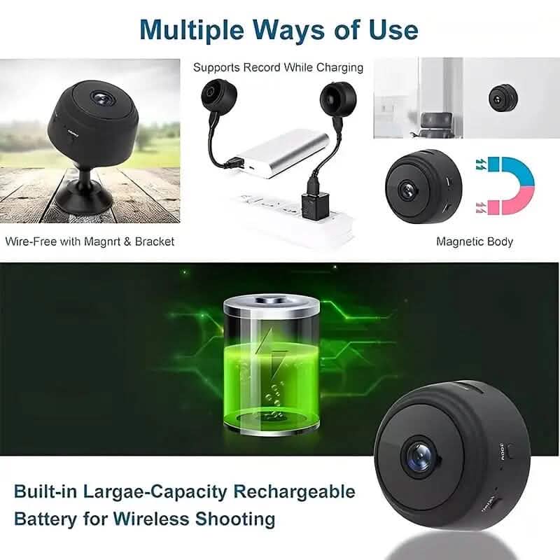 1080P Mini Wireless 2.4G Surveillance Hidden Camera DailySale