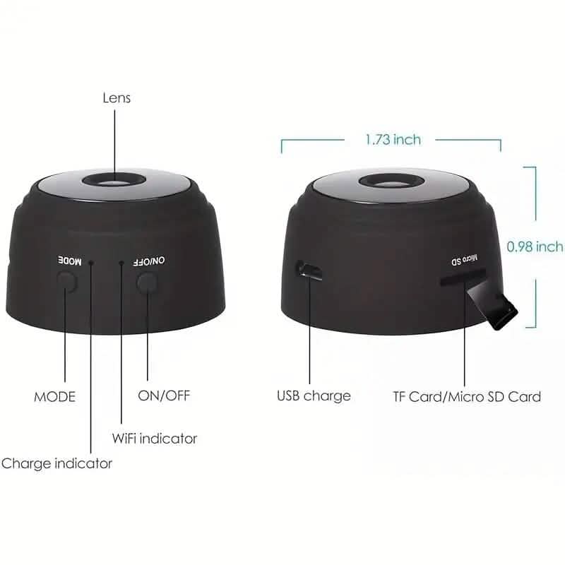 1080P Mini Wireless 2.4G Surveillance Hidden Camera DailySale