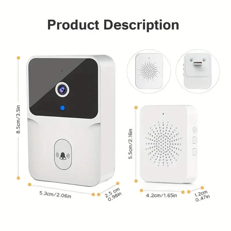 1080P WiFi Smart Video Doorbell with HD Night Vision, Two-Way Audio with App Control DailySale