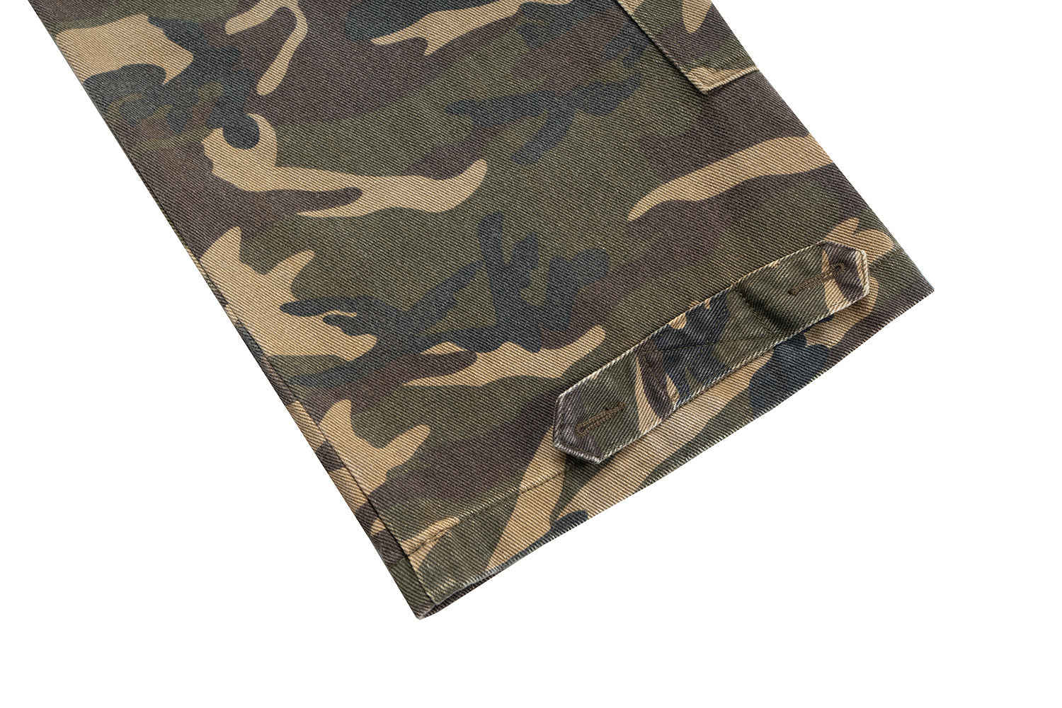 Deconstructed Denim Camo Layered Jeans - Avant-Garde Streetwear | LuxuryUrbanwear - Luxuryurbanwear