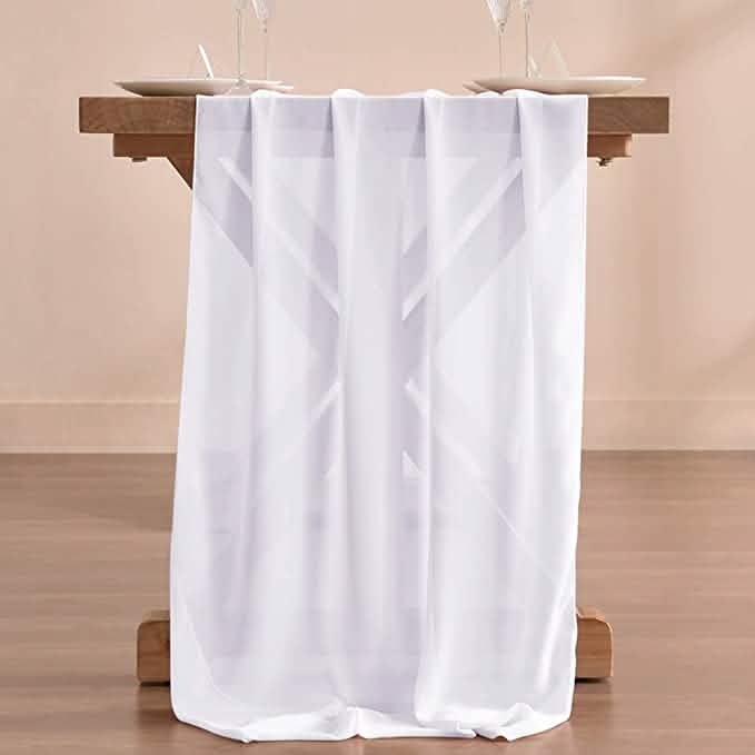 10Ft. Chiffon Table Runner DailySale