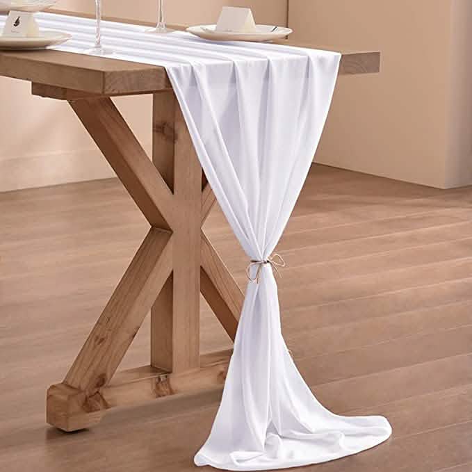 10Ft. Chiffon Table Runner DailySale