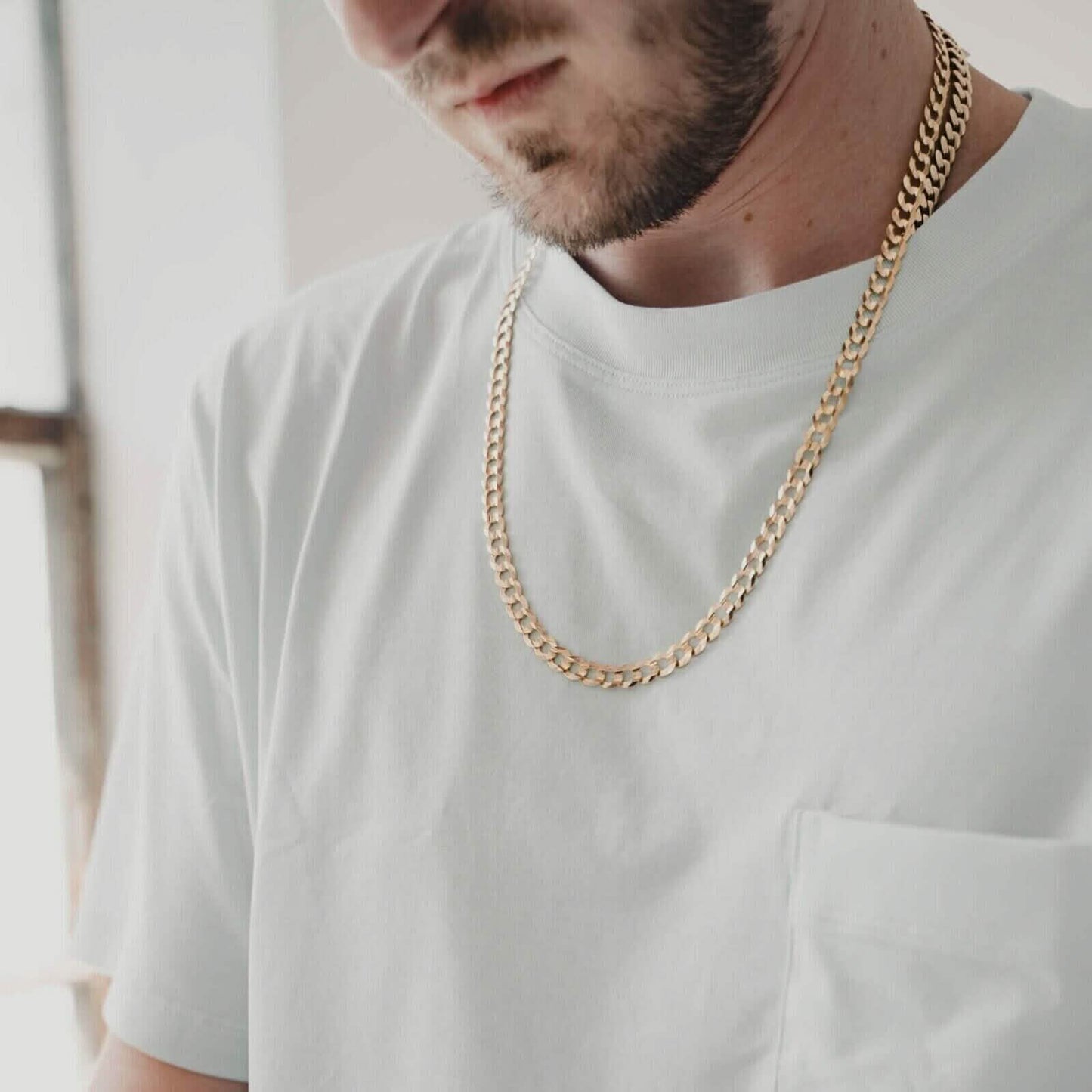 10K Yellow Gold Miami Cuban Curb Link Chain 6mm Necklace DailySale