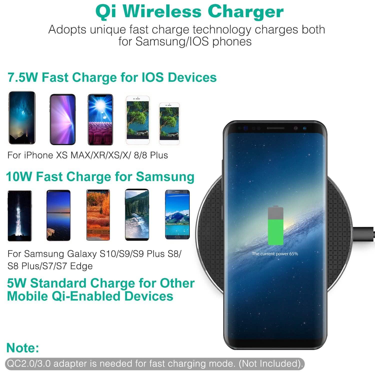 10W Qi Wireless Charger DailySale