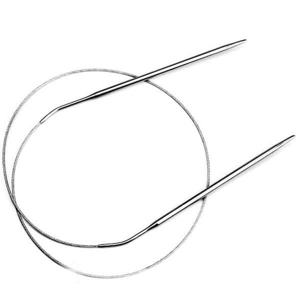 11-Pack: Stainless Steel Circular Knitting Needles Circular Knitting Pins DailySale
