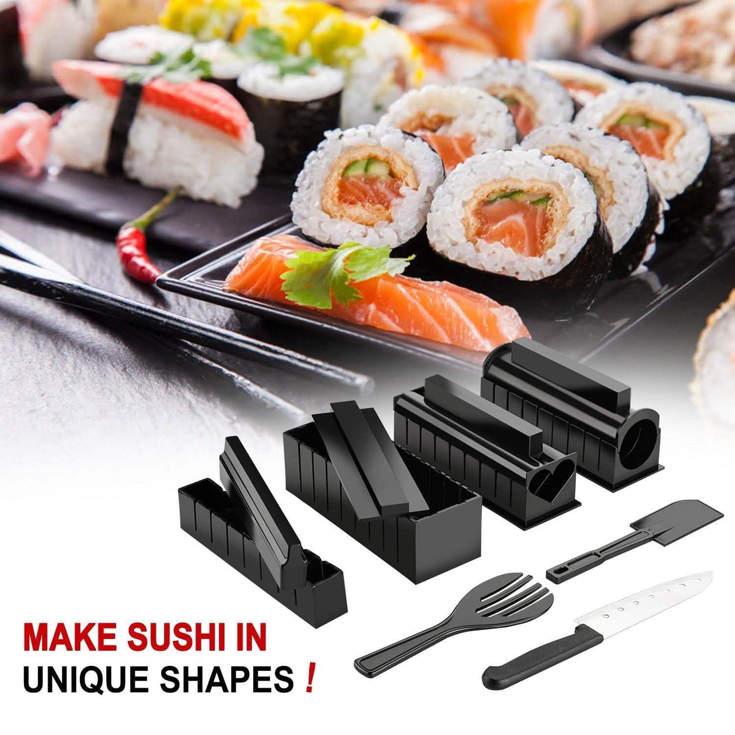 11-Piece: DIY Sushi Making Kit Tools Set DailySale