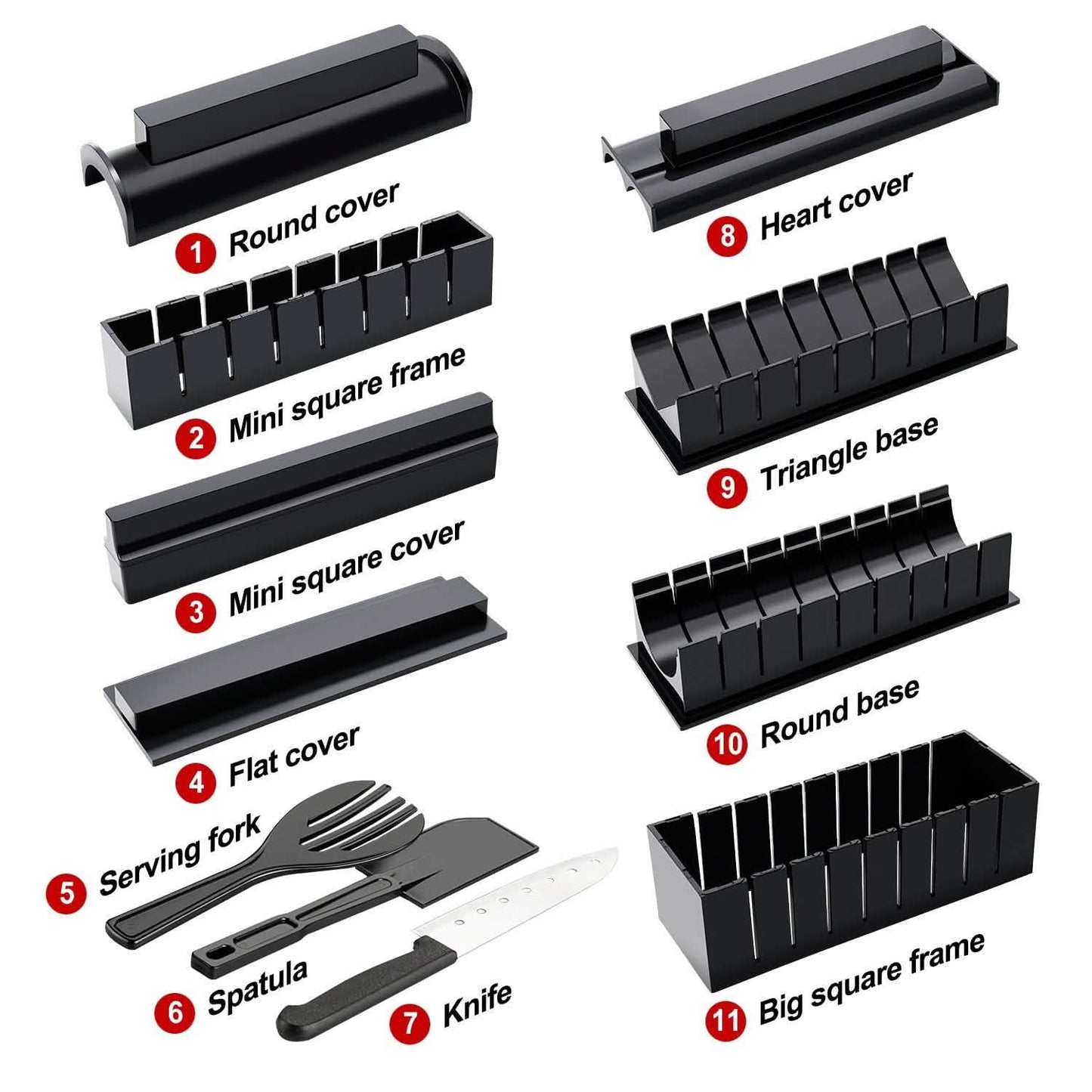 11-Piece: DIY Sushi Making Kit Tools Set DailySale