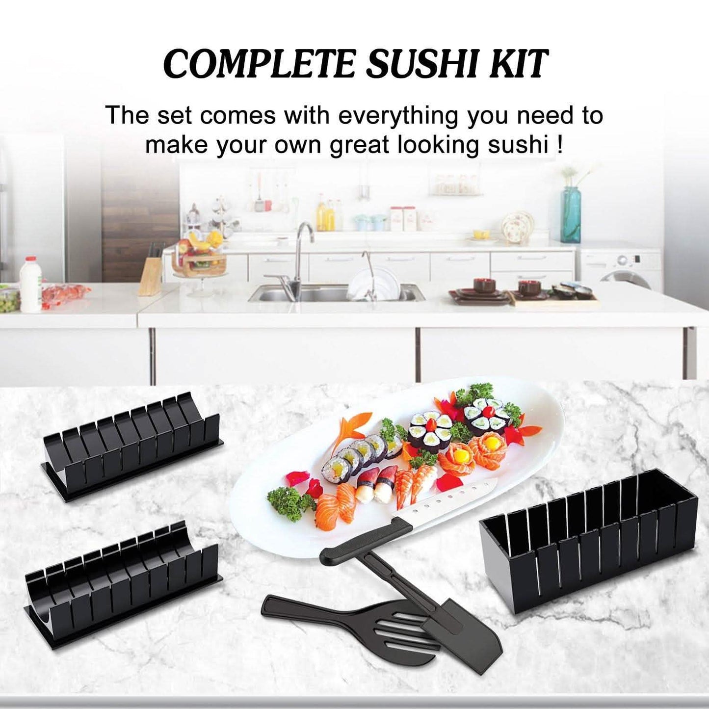 11-Piece: DIY Sushi Making Kit Tools Set DailySale