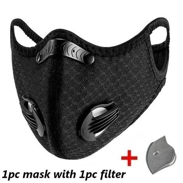 11-Piece Set: Breathable Bacteria-Proof Sport Face Mask with Activated Carbon PM 2.5 DailySale