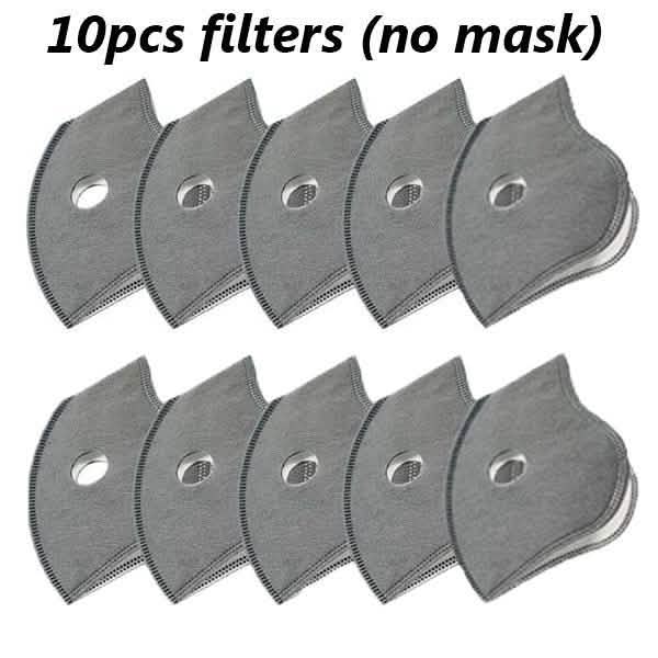 11-Piece Set: Breathable Bacteria-Proof Sport Face Mask with Activated Carbon PM 2.5 DailySale
