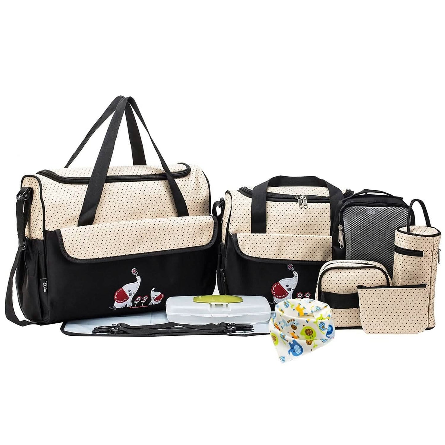 11-Piece Set: Multifunctional Diaper Handbags with Food Bag DailySale
