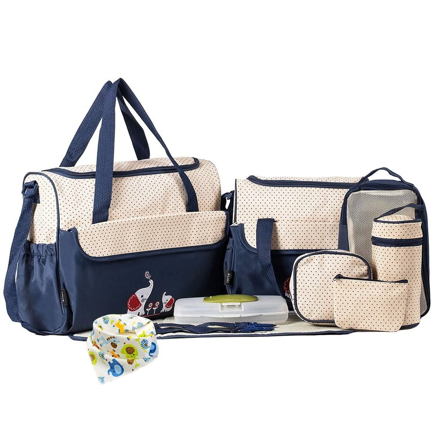 11-Piece Set: Multifunctional Diaper Handbags with Food Bag DailySale