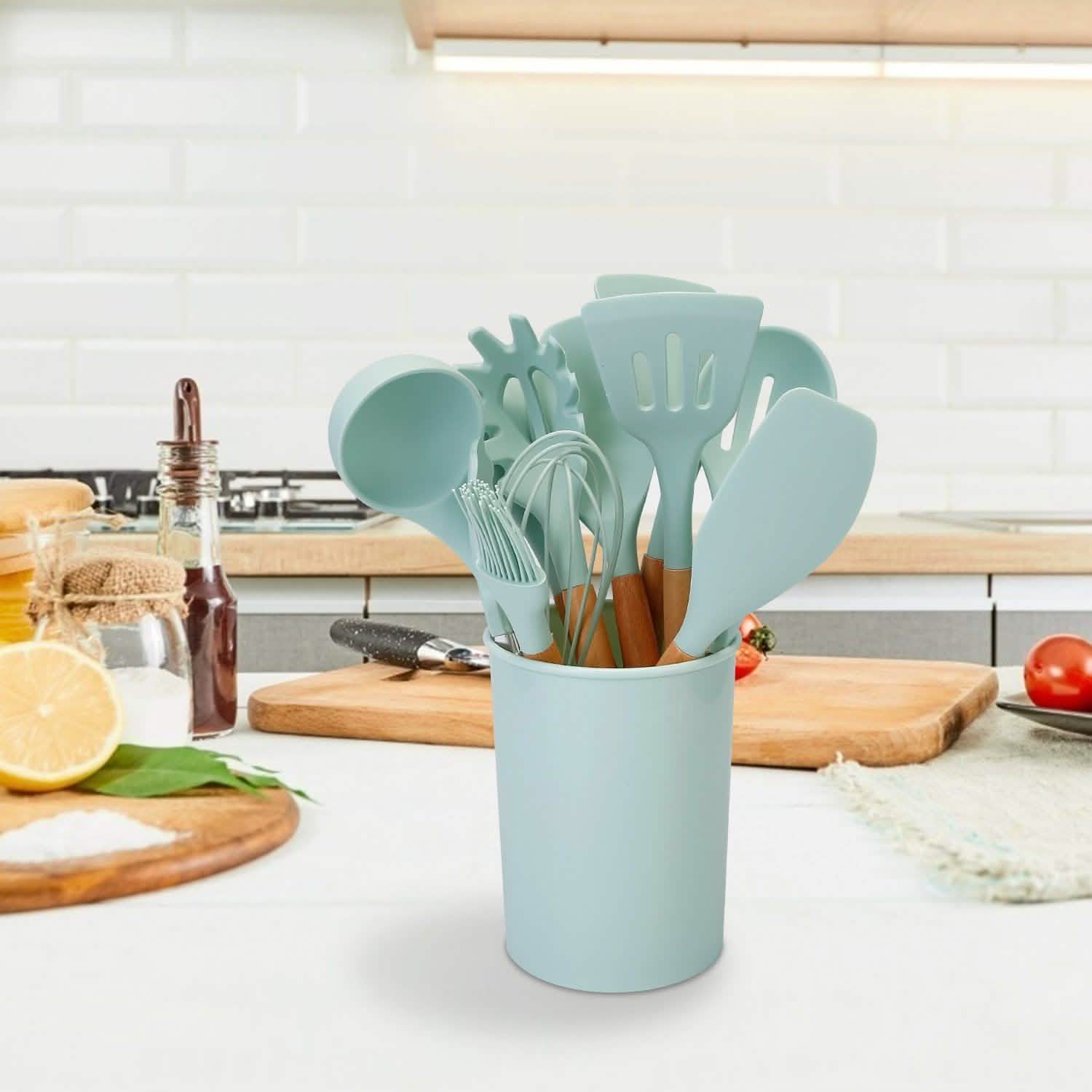 11-Piece: Silicone Cooking Utensil Set DailySale